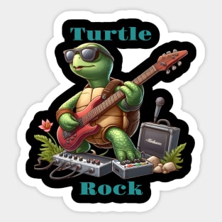 Groovy Turtles Electric Riff Sticker